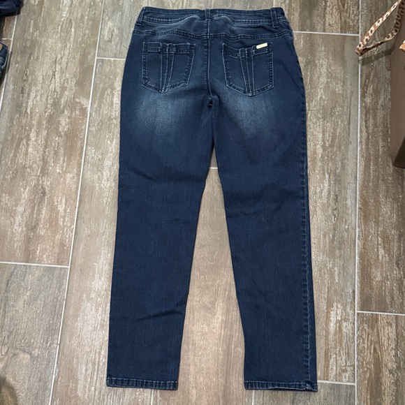 Chico's SO SLIMMING Dark Blue Straight Leg Women's Jeans - Picture 3 of 10